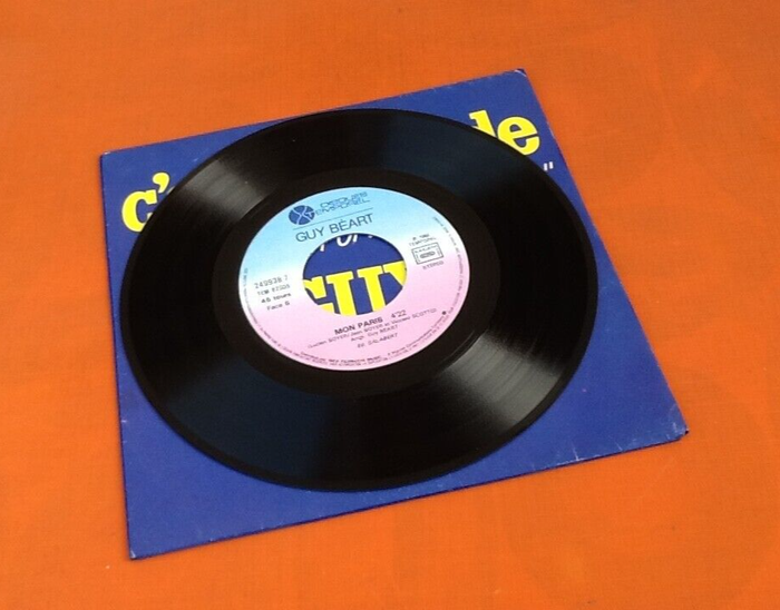 Vinyle 45 tours Guy Béart C' est la merde la Chanson " Porte-Bonheur " - photo numéro 4