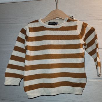 Pull rayé 2 ans