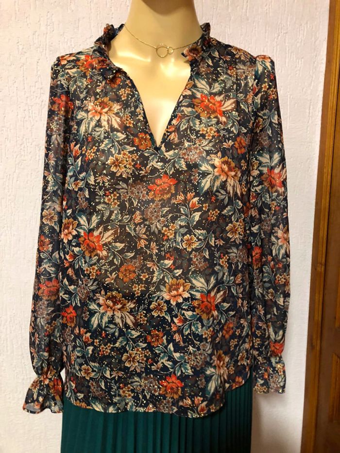 Blouse Fleuries Naf naf - n eu v e - photo numéro 2
