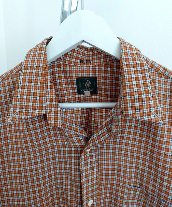 Chemise à carreaux manches longues homme - photo numéro 2