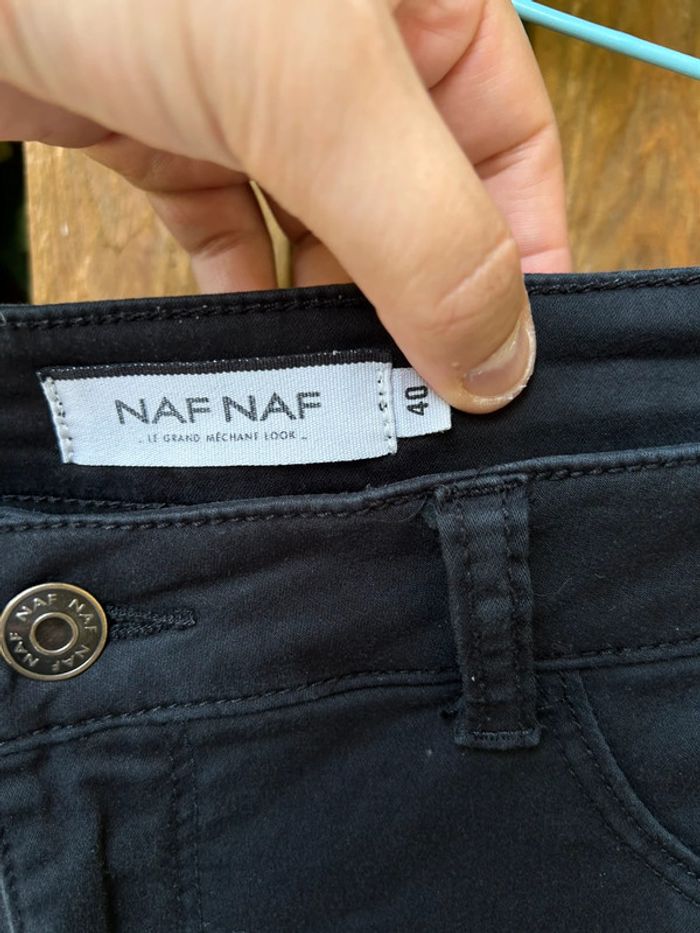 Jean slim noir legging naf naf pep40 - femme taille 40 - photo numéro 5