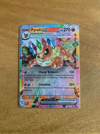 Carte Pokemon Pyroli EX 014/131