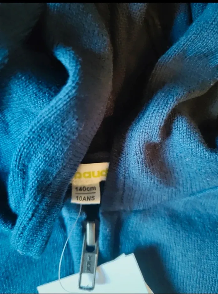 Gilet zippé garçon Vertbaudet 10 ans - photo numéro 2