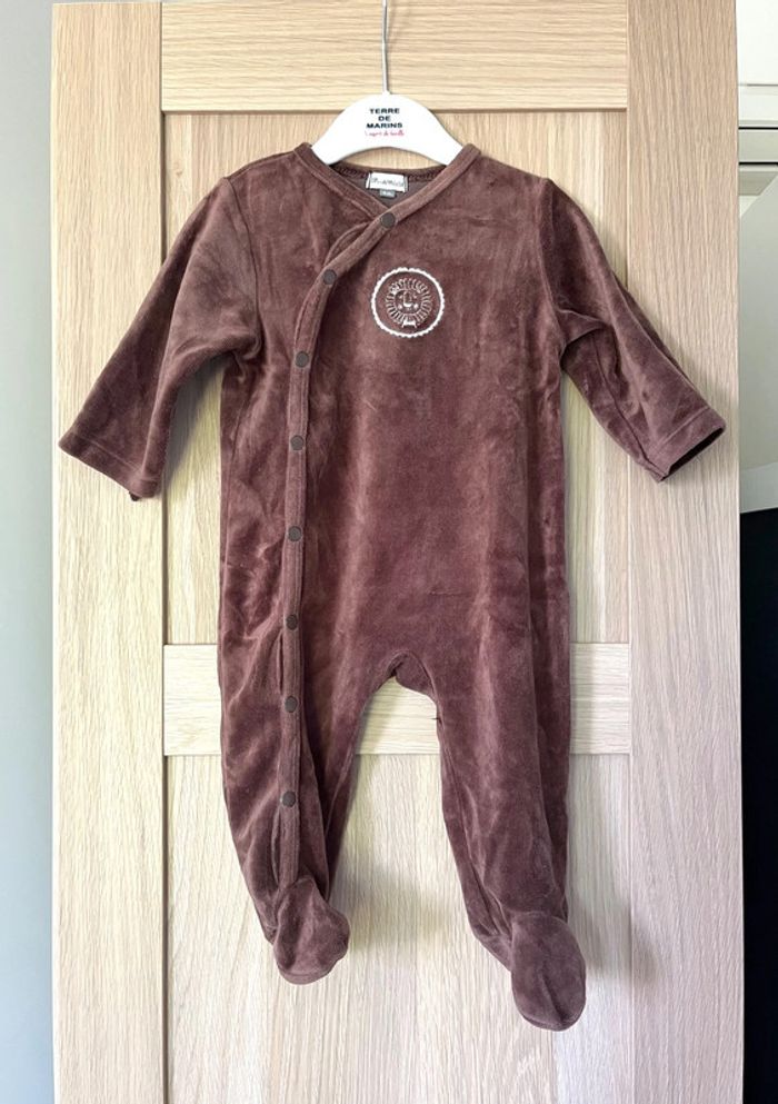 Pyjama DPAM velours 6 mois