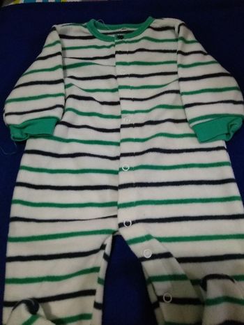 Pyjama velours bébé garçon 3 mois