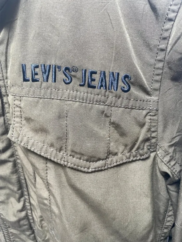 Levi's Green Coat Parka Women's Size M - photo numéro 4
