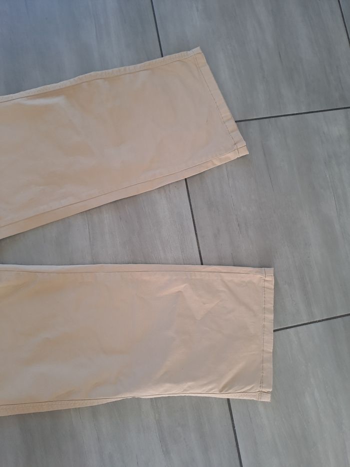 Pantalon cargo beige mixte neuf Kiabi Taille 38 - photo numéro 3