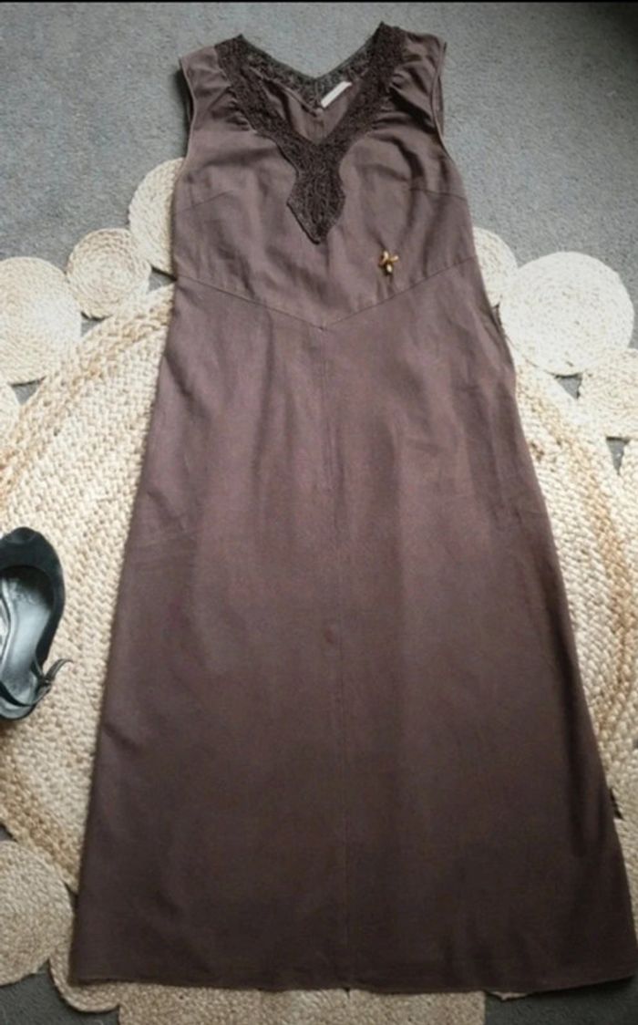 Robe longue en lin - photo numéro 5