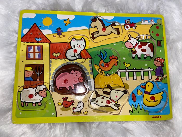 Puzzle sonore de la ferme