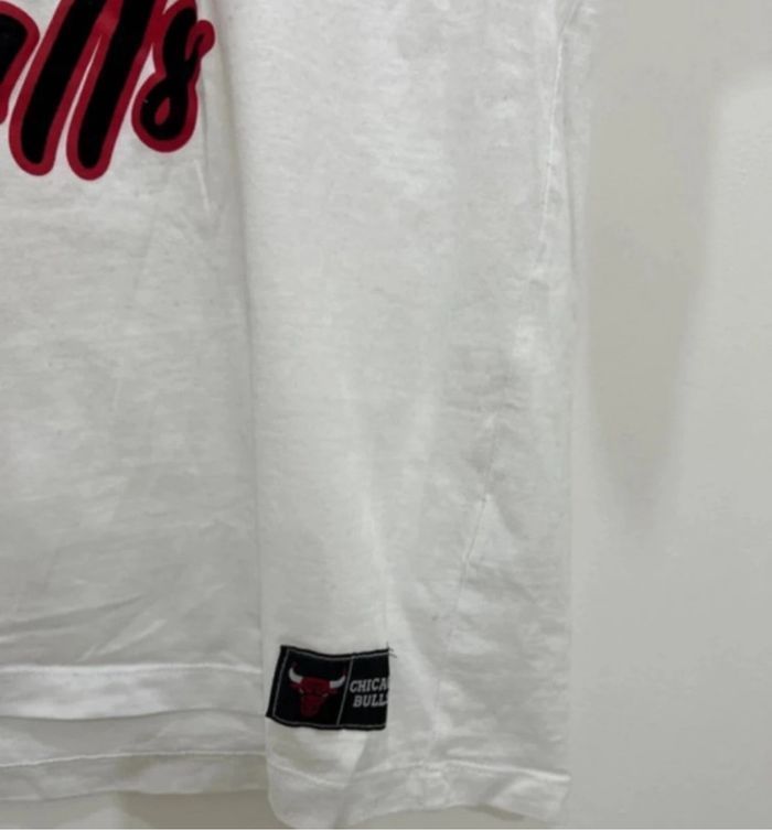 T-shirt Chicago Bulls Blanc Neuf - photo numéro 3