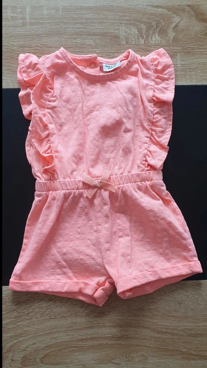 Lot de 2 combi-short été 9 mois - photo numéro 2