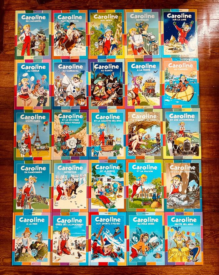 Lot de livres quasi intégrale 25 albums couleurs Caroline Pierre Probst Hachette