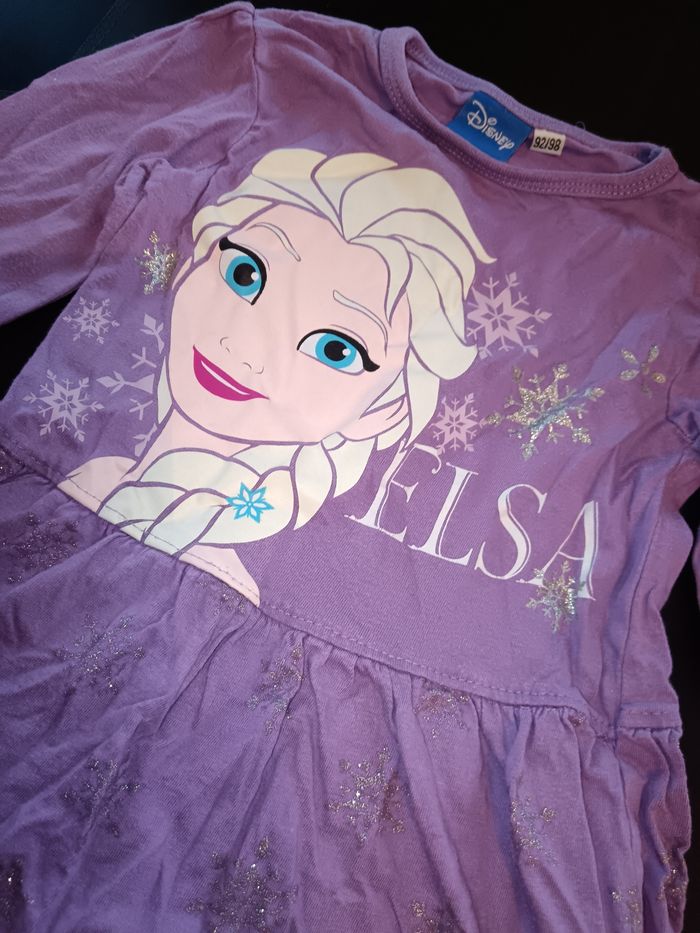 Robe reine des neiges 3 ans - photo numéro 2