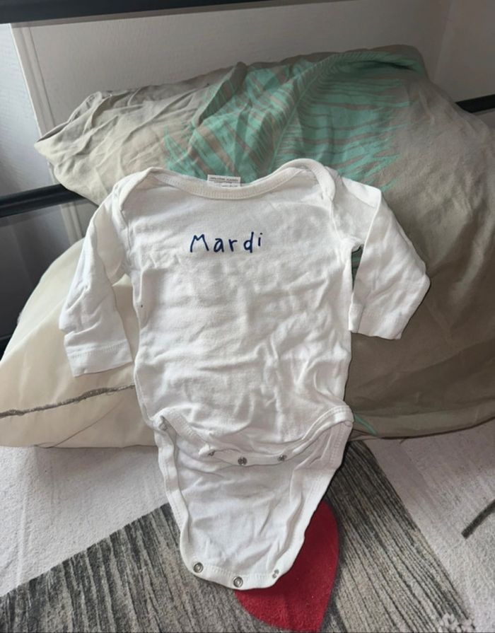 Body bb garçon taille 3 mois🐼 - photo numéro 2