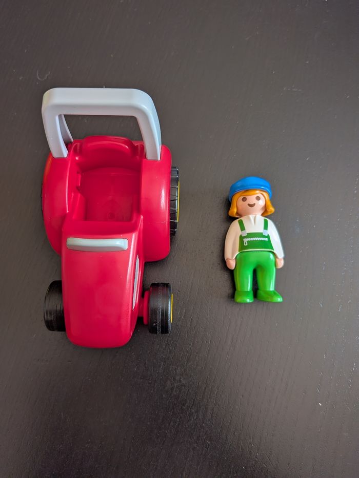 Playmobil 123 tracteur fermière 6796 - photo numéro 2