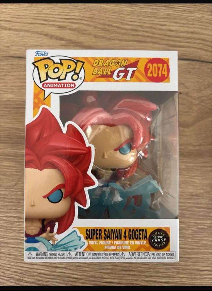 Funko pop 2074 super saiyan gogeta Chase
