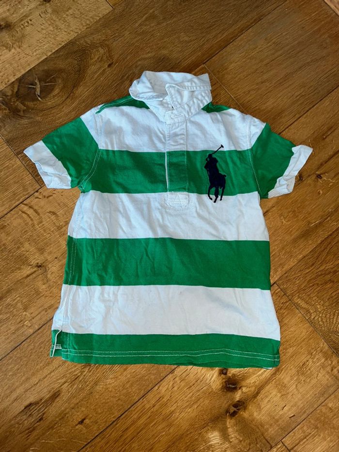 Polo rayé Ralph Lauren, taille 4 ans