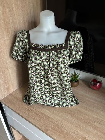 Blouse Promod à imprimé géométrique taille S