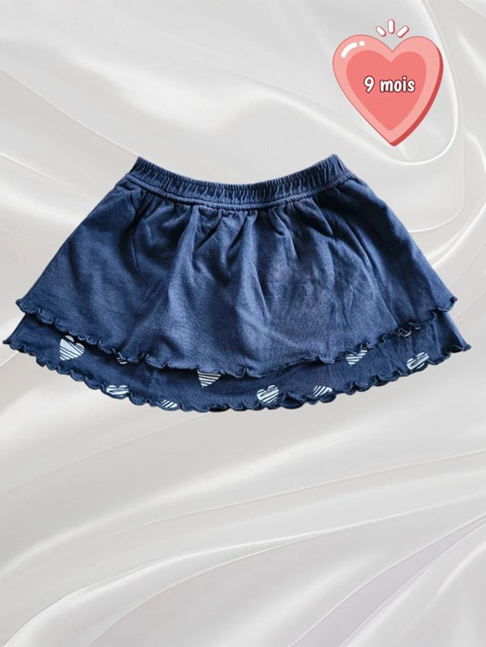 Jupe bleu marine fille 9 mois