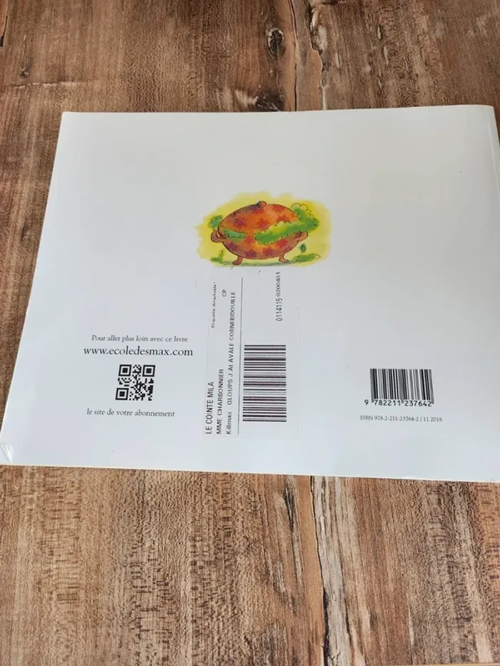 Livre Gloups ! J'ai avalé cornebidouille de Pierre Bertrand l'école des loisirs très bon état - photo numéro 2