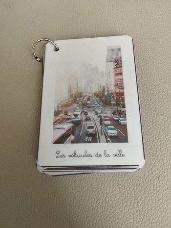 Cartes " les véhicules de la ville"