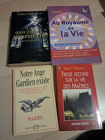 Lot de 4 livres sur la spiritualité
