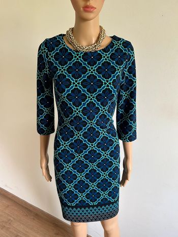 Robe bleue marine et turquoise LolaLiza taille française 36 jamais portée