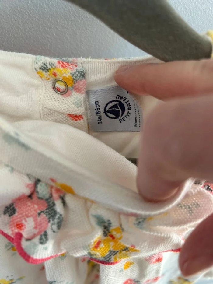 Robe Petit Bateau à fleurs – Taille 24 mois - photo numéro 4
