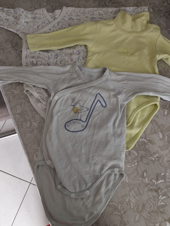 Lot de 3 bodies ml 9 mois garçon