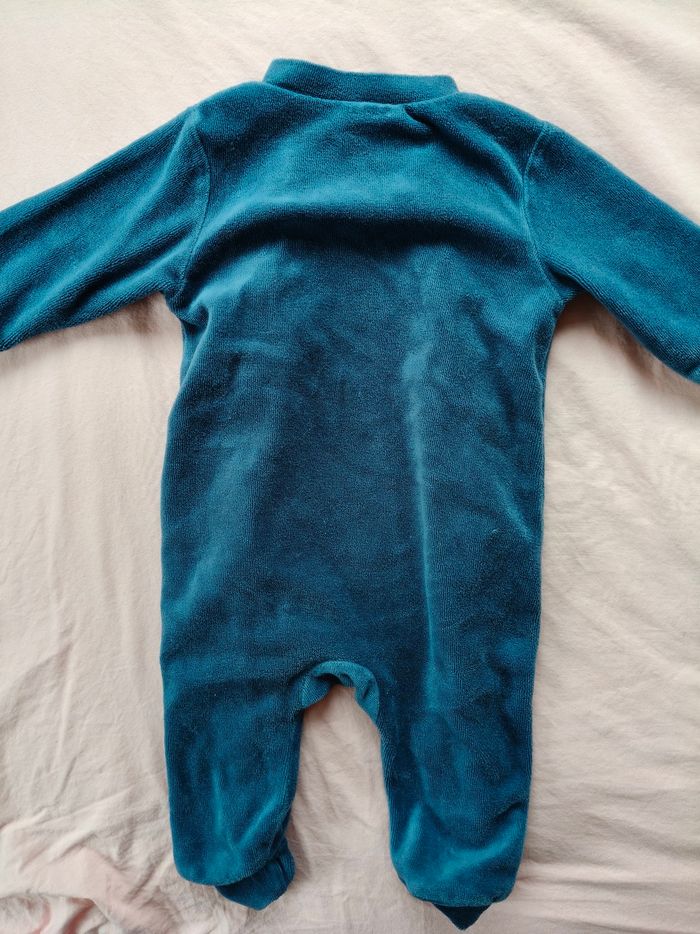 Pijama chaud mixte Influx bleu éléphant 6 mois - photo numéro 6