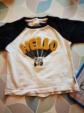 D1336 - tee-shirt garçon 6 mois