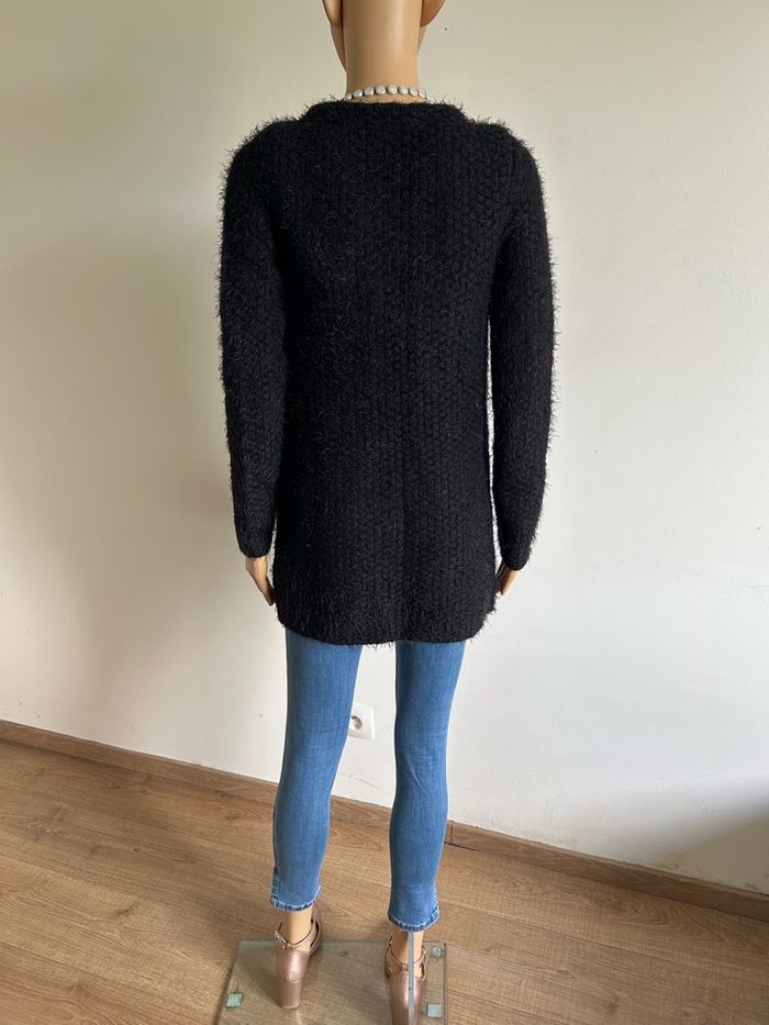 Cardigan noir tout doux Morgan taille XS excellent état - photo numéro 6
