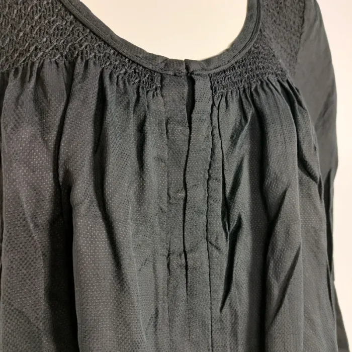 Blouse noire avec cordon de serrage - Comptoir des Cotonniers - Taille 36 - A079 - photo numéro 5