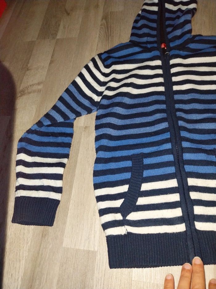 Gilet garçon 8 ans intérieur polaire - photo numéro 2