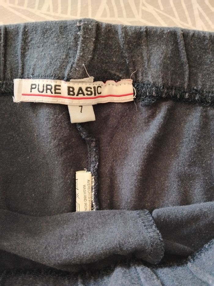 Legging bleu marine fille 6/7 ans - photo numéro 4