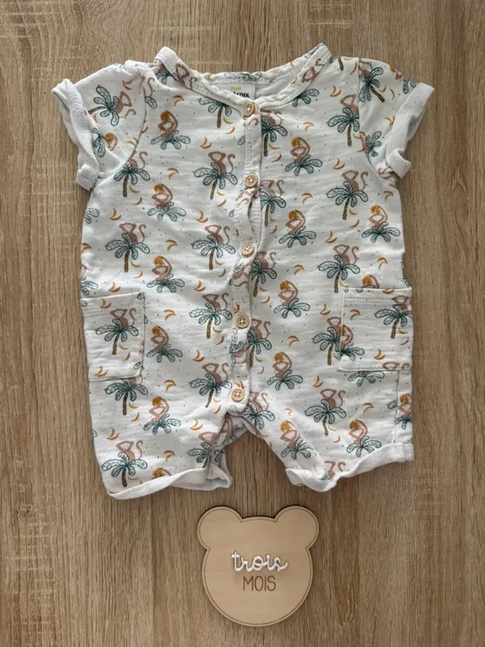 Combi short - Taille 3 mois