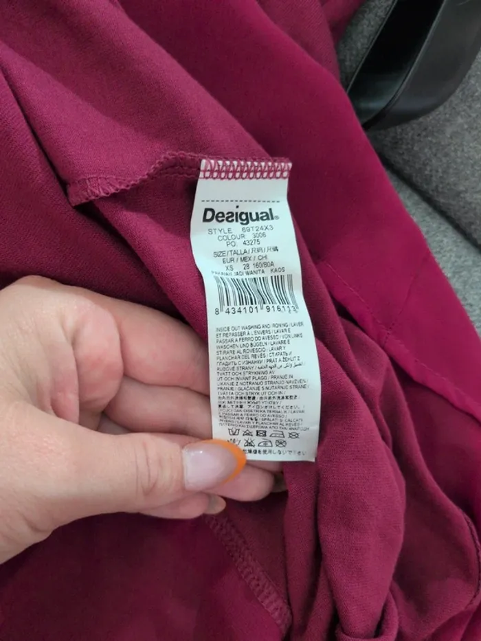 Débardeur bordeaux Desigual - Taille XS - Neuf avec étiquette - photo numéro 6