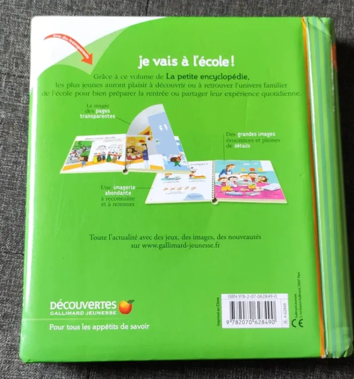 Le petite encyclopédie : Je vais à l'école - photo numéro 2