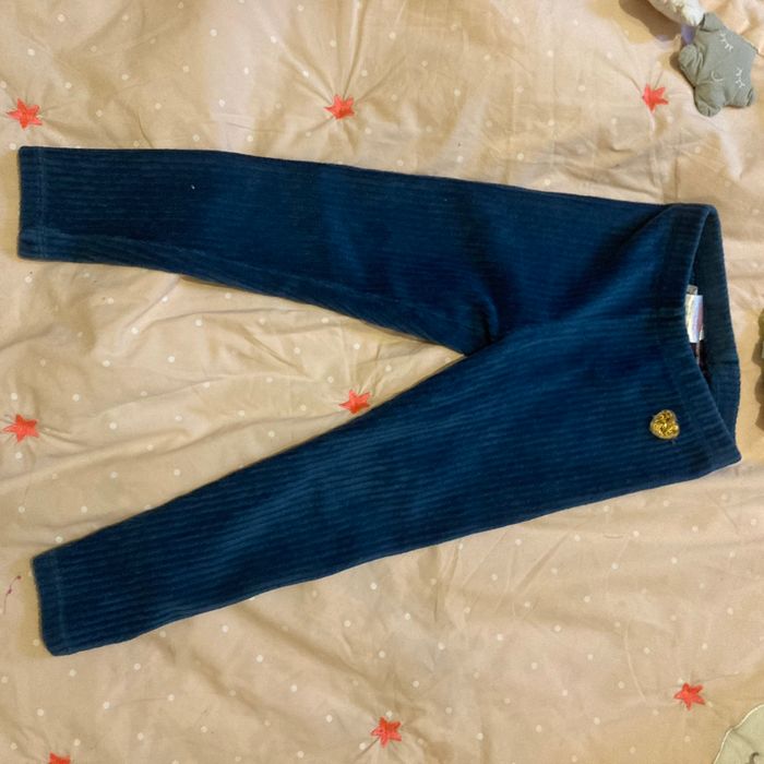 Legging en velours couleur taupe - photo numéro 2