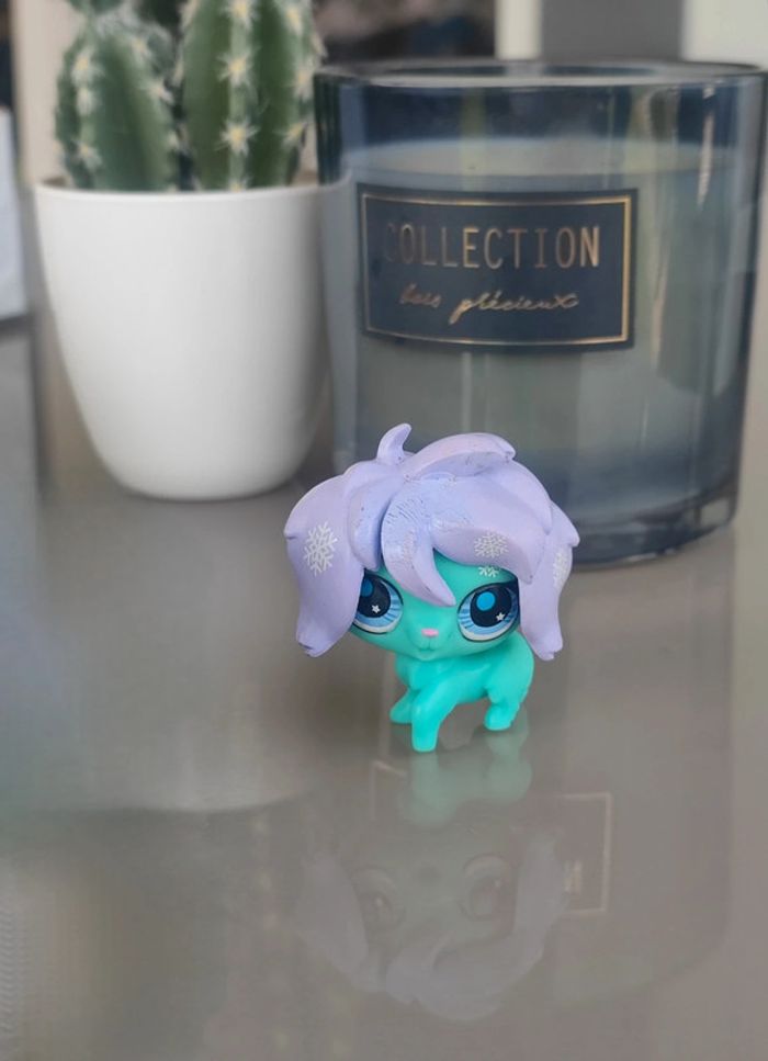 Littlest Pet Shop teal blue sheepdog #2829