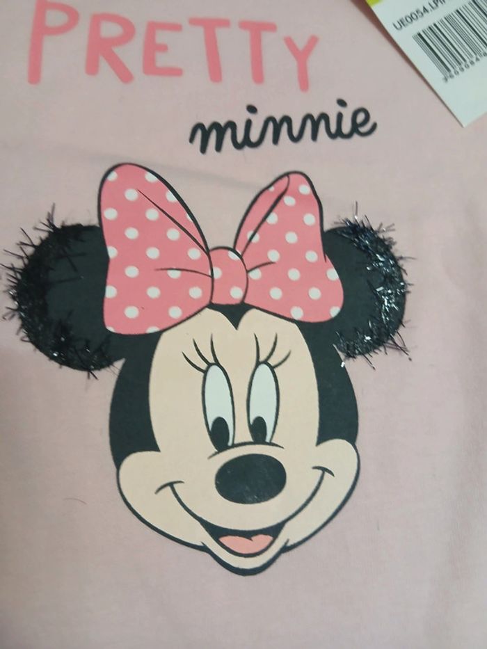 T-shirt pretty minnie taille 24 mois - photo numéro 2