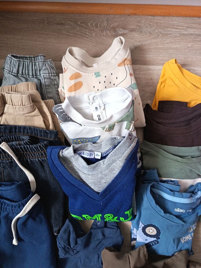 Lot de vêtements bébé garçon 12 mois - photo numéro 3