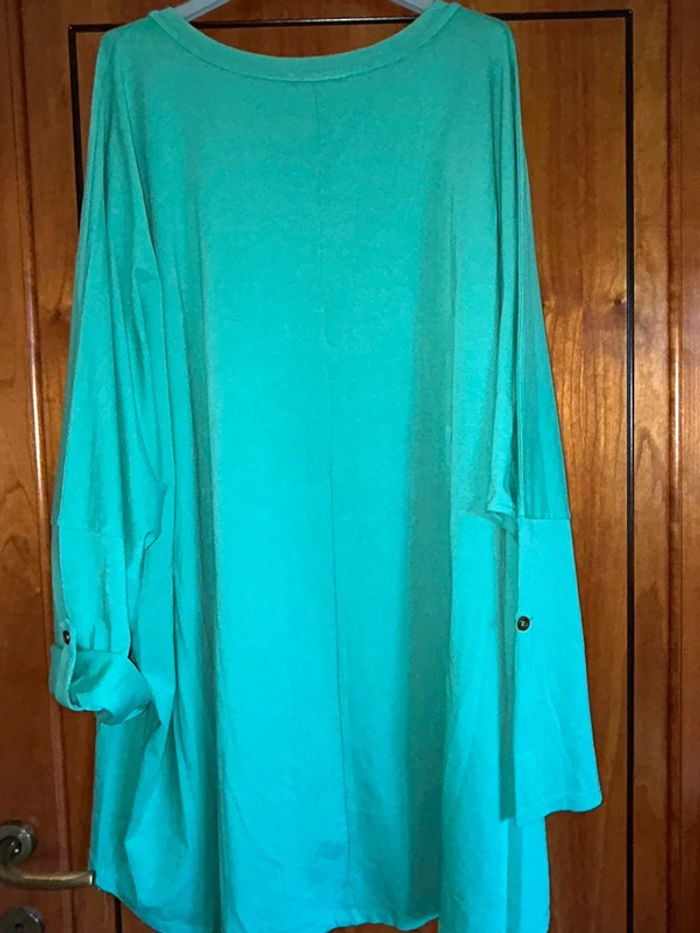 Tunique verte April Vintage oversize - photo numéro 7