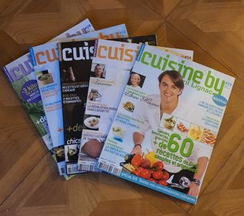 Lot 5 magazines Cuisine by Cyril Lignac