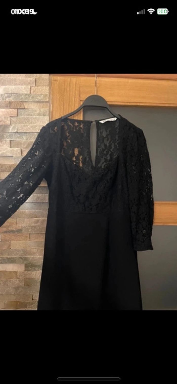 Magnifique robe crayon style pin up décolleté cœur Zara taille L - photo numéro 2