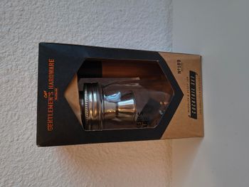 Gentlemen's matériel Pilon et Ensemble de Bocal en Verre à Cocktail