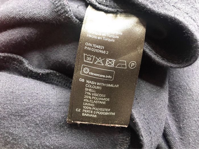 Joli top péplum évasé bleu nuit taille M/L - photo numéro 7