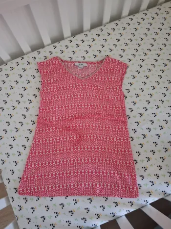 Robe d'été rose et blanche - La Halle - 4 ans, 104 cm