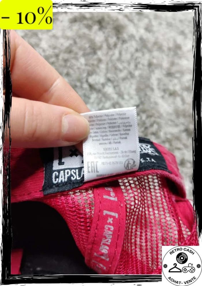 Casquette Luffy capslab one piece fermoir cassé - photo numéro 6