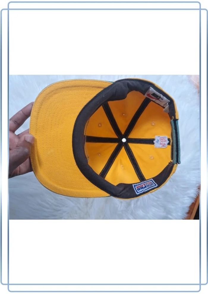 casquette vintage nike/ nfl - green bay packers - moutarde - brodé (532) - photo numéro 7